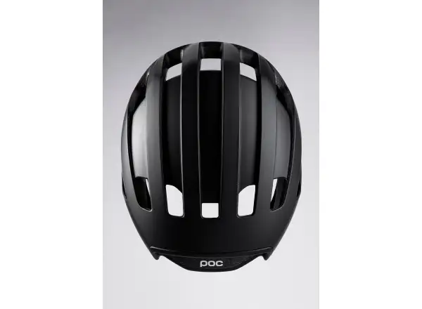 POC Cytal Rennradhelm Hydrogen White/Uranium Black Matt/Logo