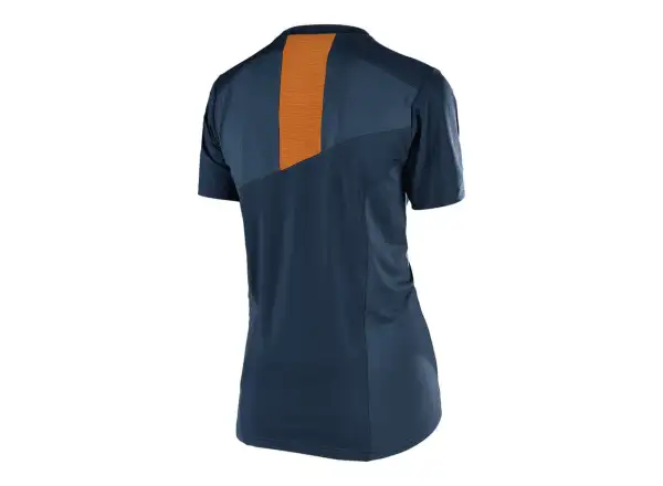 Troy Lee Designs Skyline Damen Kurzarmshirt Slate/Heather Bourbon