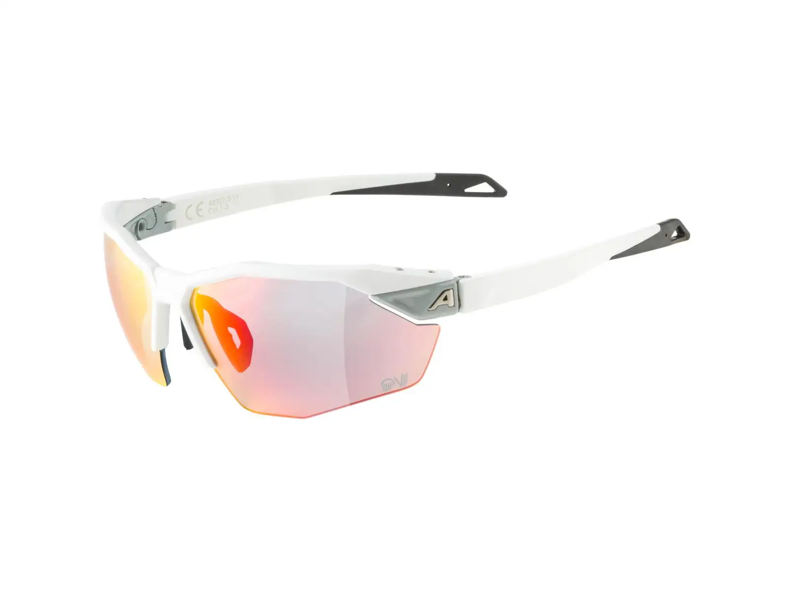 Alpina Twist Six S HR QV Brille White Matt