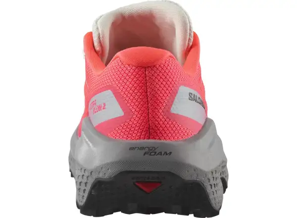 Salomon Ultra Flow 2 Damen-Laufschuhe Coral/Neon/Grau