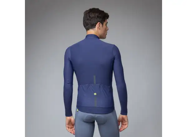 Alé R-EV1 Warm Race Herren gefüttertes Radtrikot Blueish
