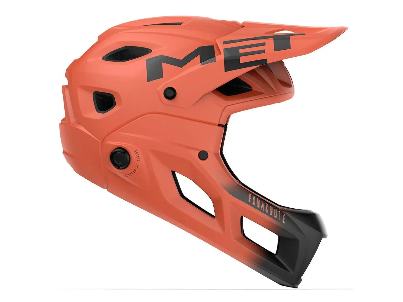 MET Parachute MCR Mips Helm Rostschwarz