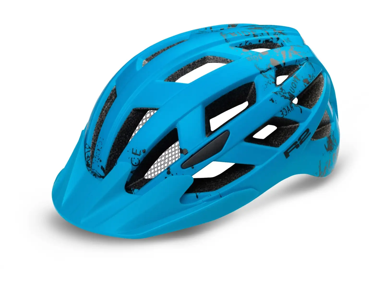 R2 Lumen Junior Kinderhelm blau/schwarz/matt
