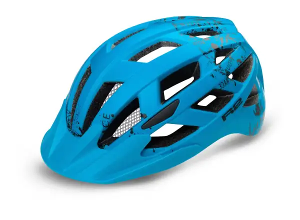 R2 Lumen Junior Kinderhelm blau/schwarz/matt