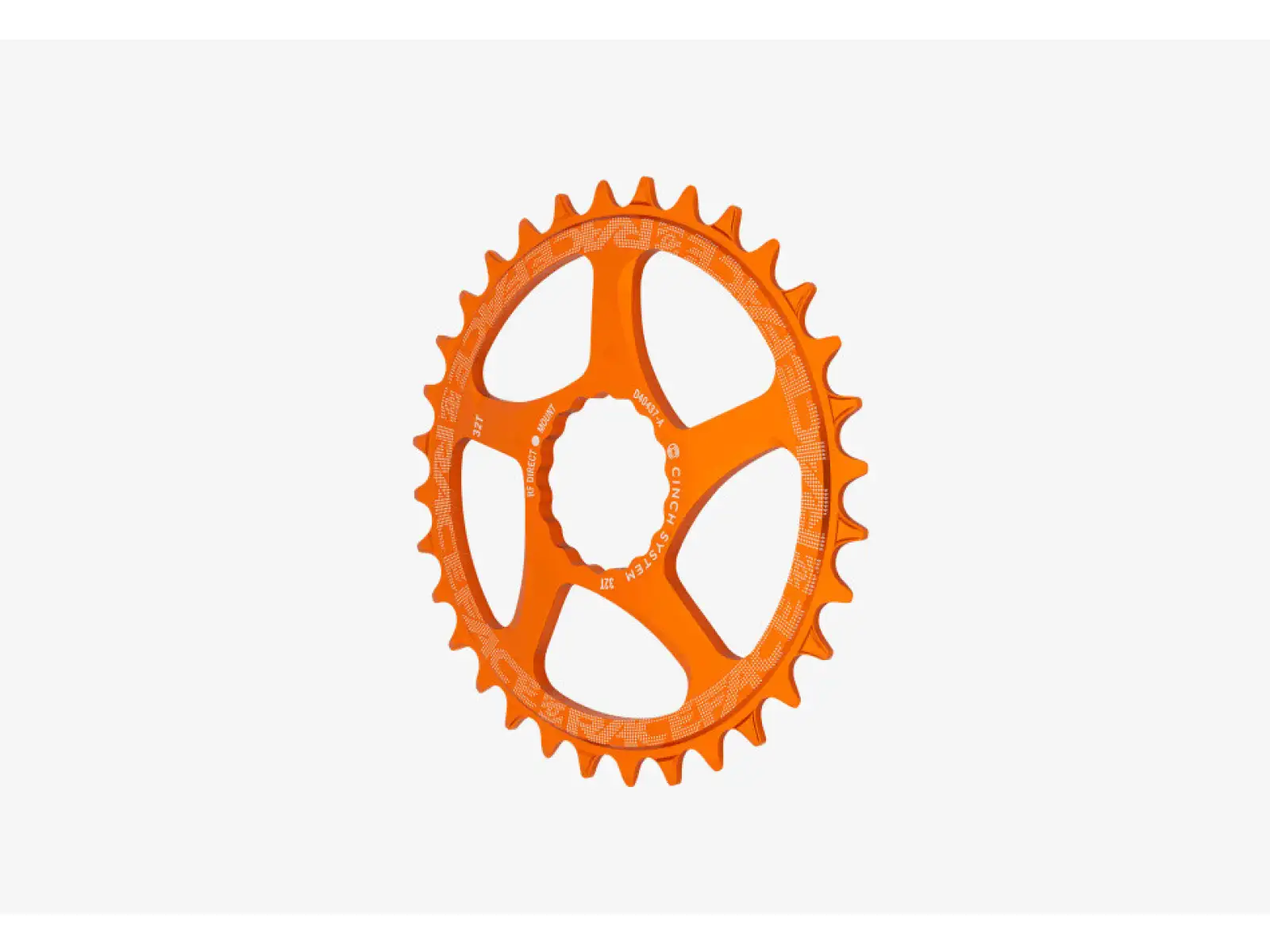 Race Face Einzel-Direct-Mount N/W Kettenblatt in Orange