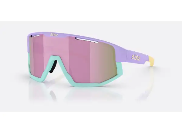 Bliz Fusion Small Sonnenbrille Matt Pastel Purple/Brown&Rose Mirror