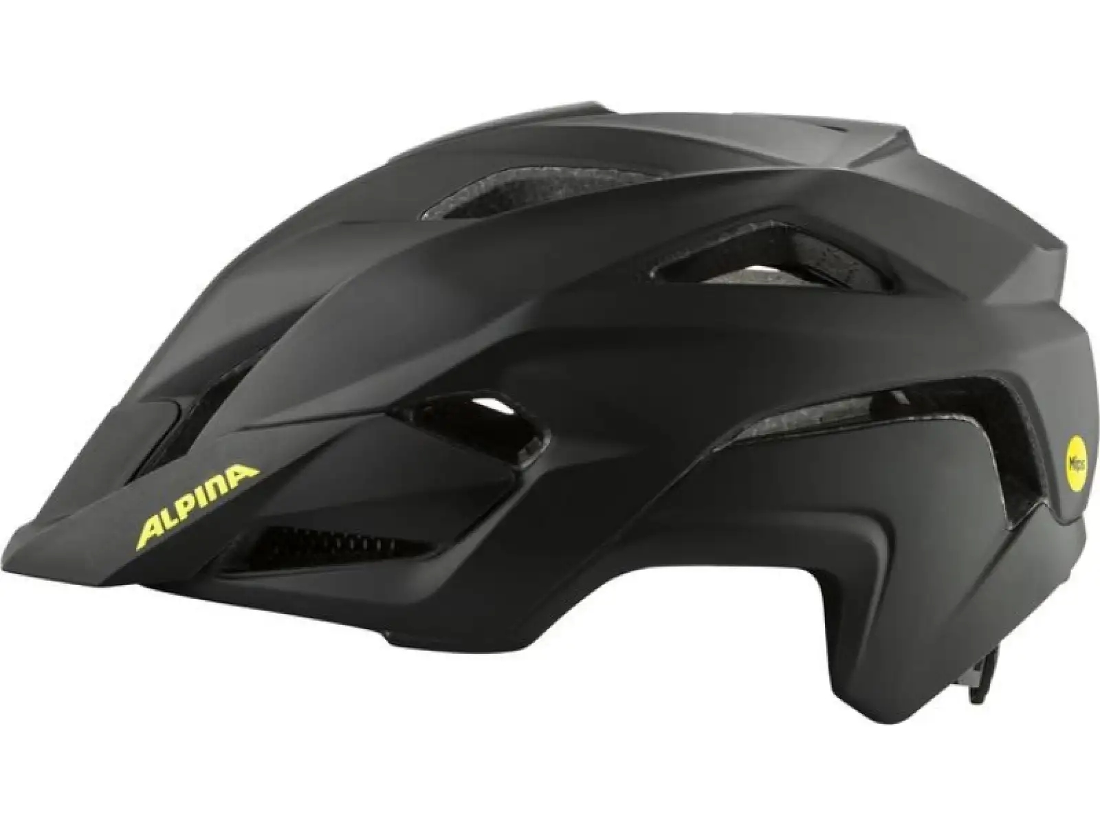 Alpina Stan Mips Helm Matt Black/Neon Yellow