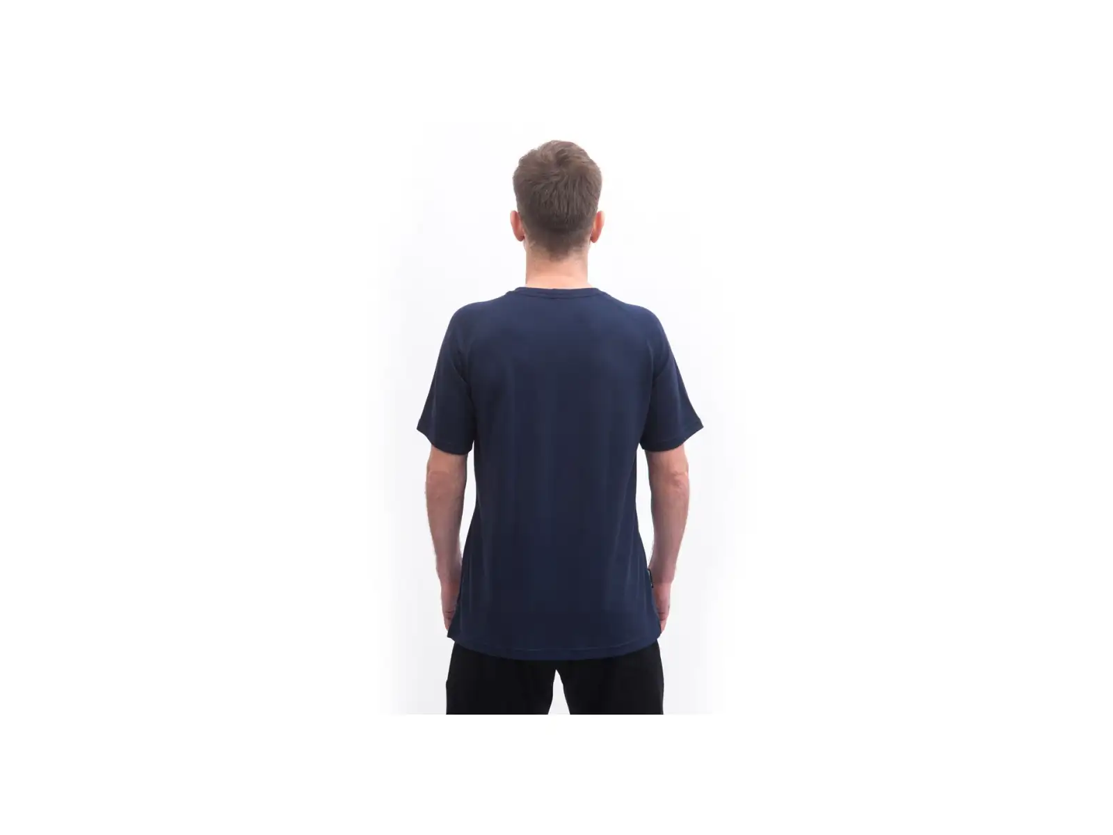 Sensor Merino Blend Moon Herren T-Shirt Kurzarm Deep Blue