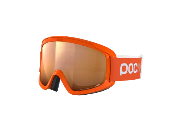 POCito Opsin Kinder Skibrille Fluorescent Orange/Partly Sunny Light Orange