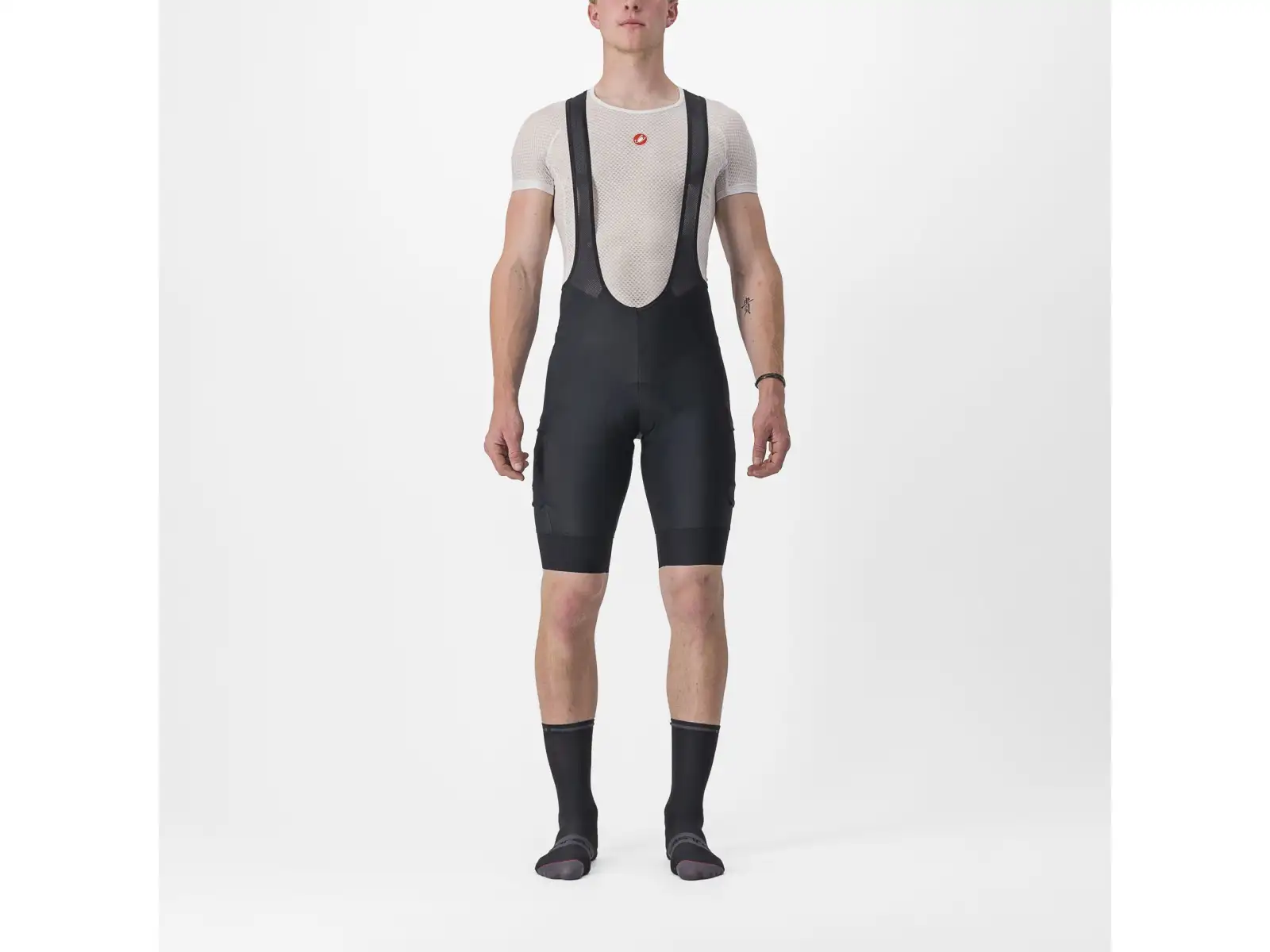Castelli Unlimited Cargo Herrenshorts mit Latz und Einlage Black