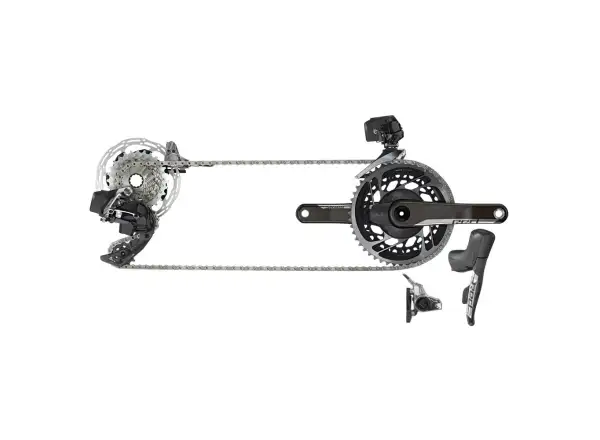 Sram Red eTap AXS HRD 2×12-fach Rennrad-Gruppe - 6B Scheiben