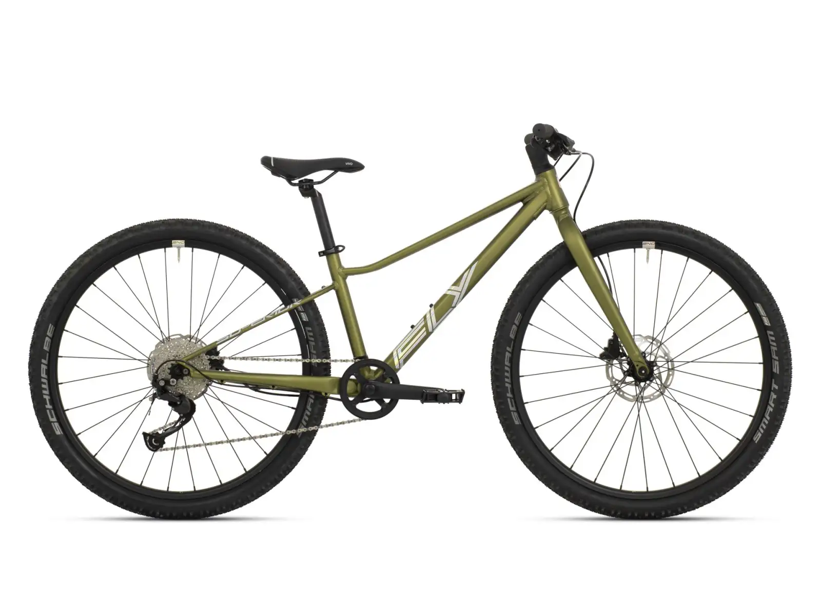 Superior F.L.Y. 27 Matte Olive Metallic/Hologram Chrome Kinder-Mountainbike