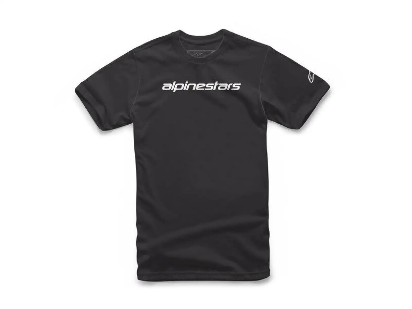 Alpinestars Linear Wordmark Herren-T-Shirt Kurzarm Schwarz/Grau
