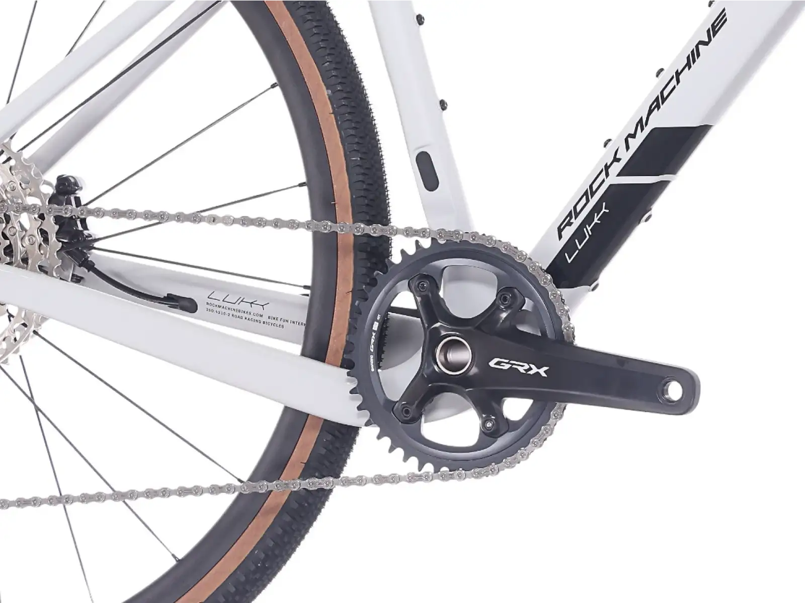Rock Machine Gravelbike – Lukk CR 90 Matte Limerock Grau