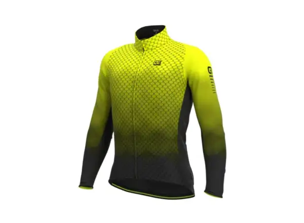 ALÉ R-EV1 Clima Protection 2.0. Velocity Wind G+ isolierter Langarm-Trikot fluo