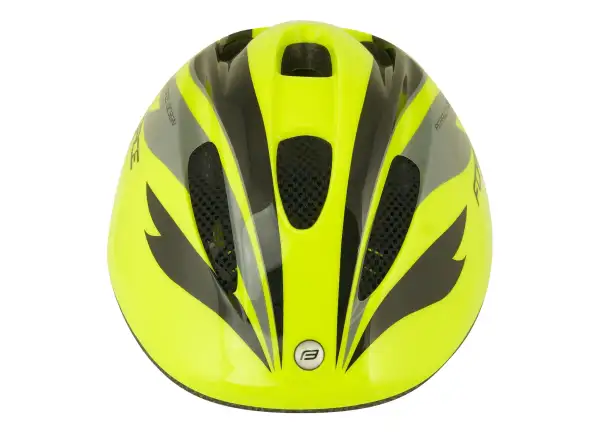 Force Fun Streifen Kinderhelm in Fluofarbe