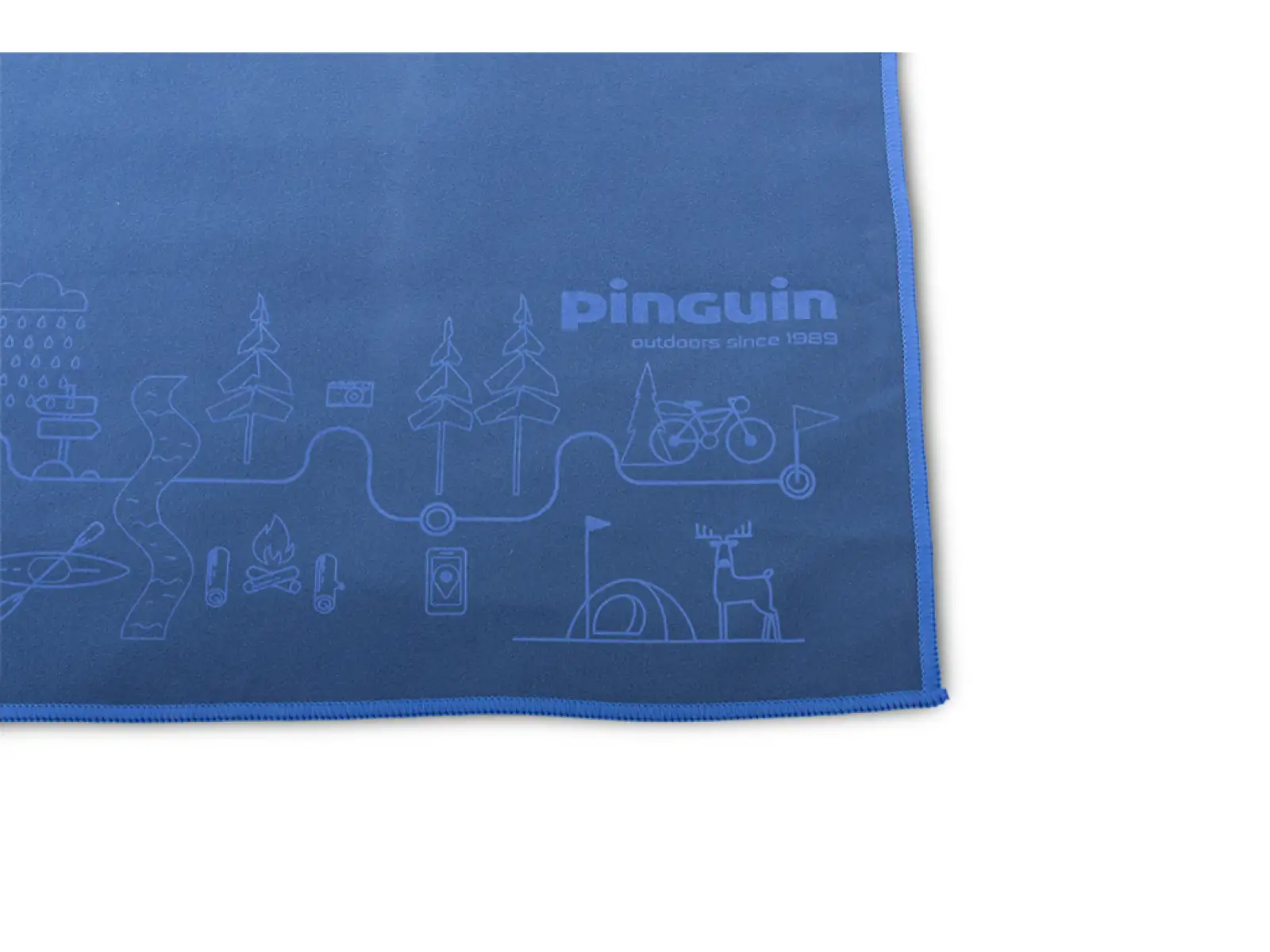 Pinguin Handtuch L Größe navy