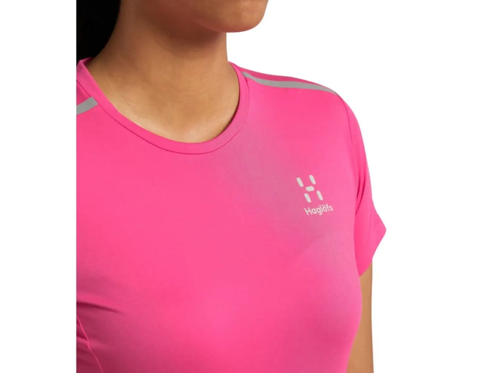 Haglöfs L.I.M Tech Damen T-Shirt mit kurzen Ärmeln Rosa
