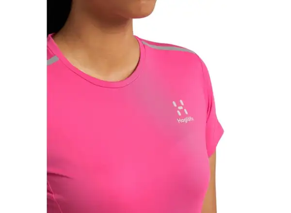 Haglöfs L.I.M Tech Damen T-Shirt mit kurzen Ärmeln Rosa