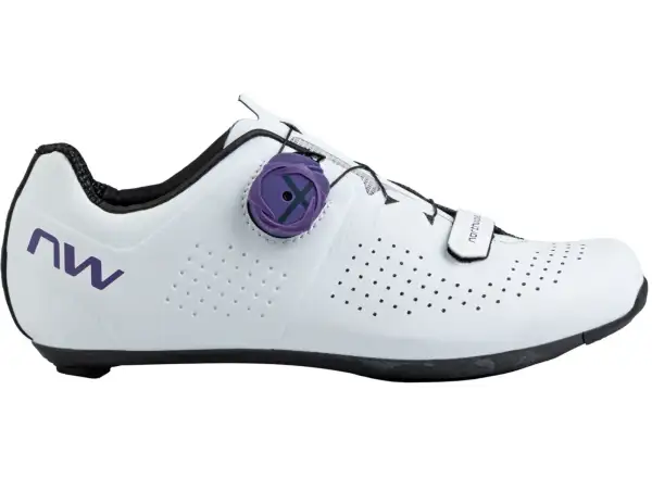 Northwave Storm Carbon Damen Rennradschuhe White/Dark Purple