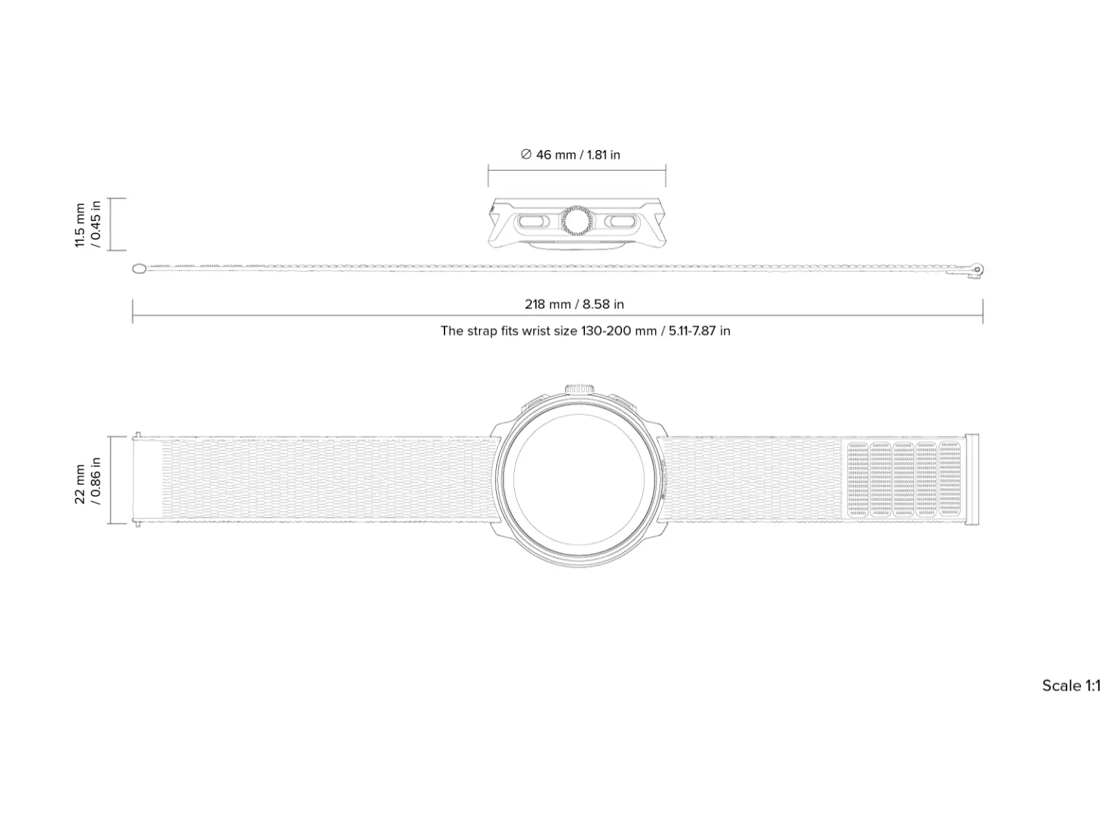 Suunto Run Smartwatch – Silikonarmband Lime
