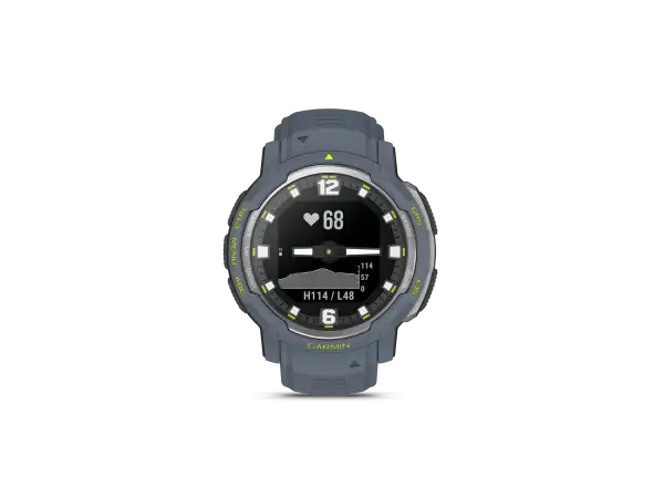 Garmin Instinct Crossover Standard Edition Smartwatch Blue Granite