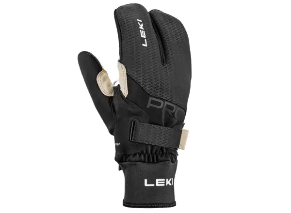 Leki PRC Premium ThermoPlus Shark Lobster Langlaufhandschuhe Black-Sand