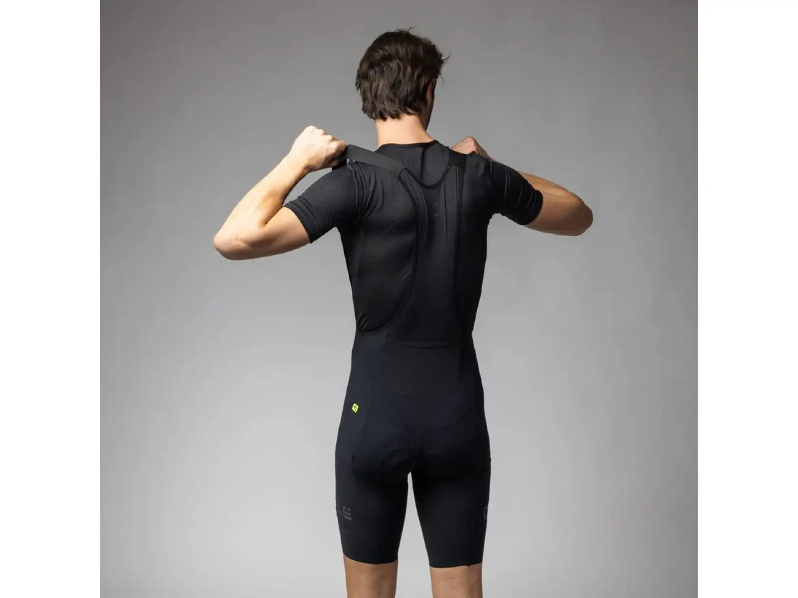 Alé Off Road Gravel-Pro Herren Trägershorts mit Einsatz Schwarz