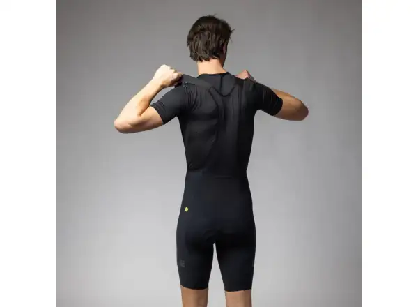 Alé Off Road Gravel-Pro Herren Trägershorts mit Einsatz Schwarz