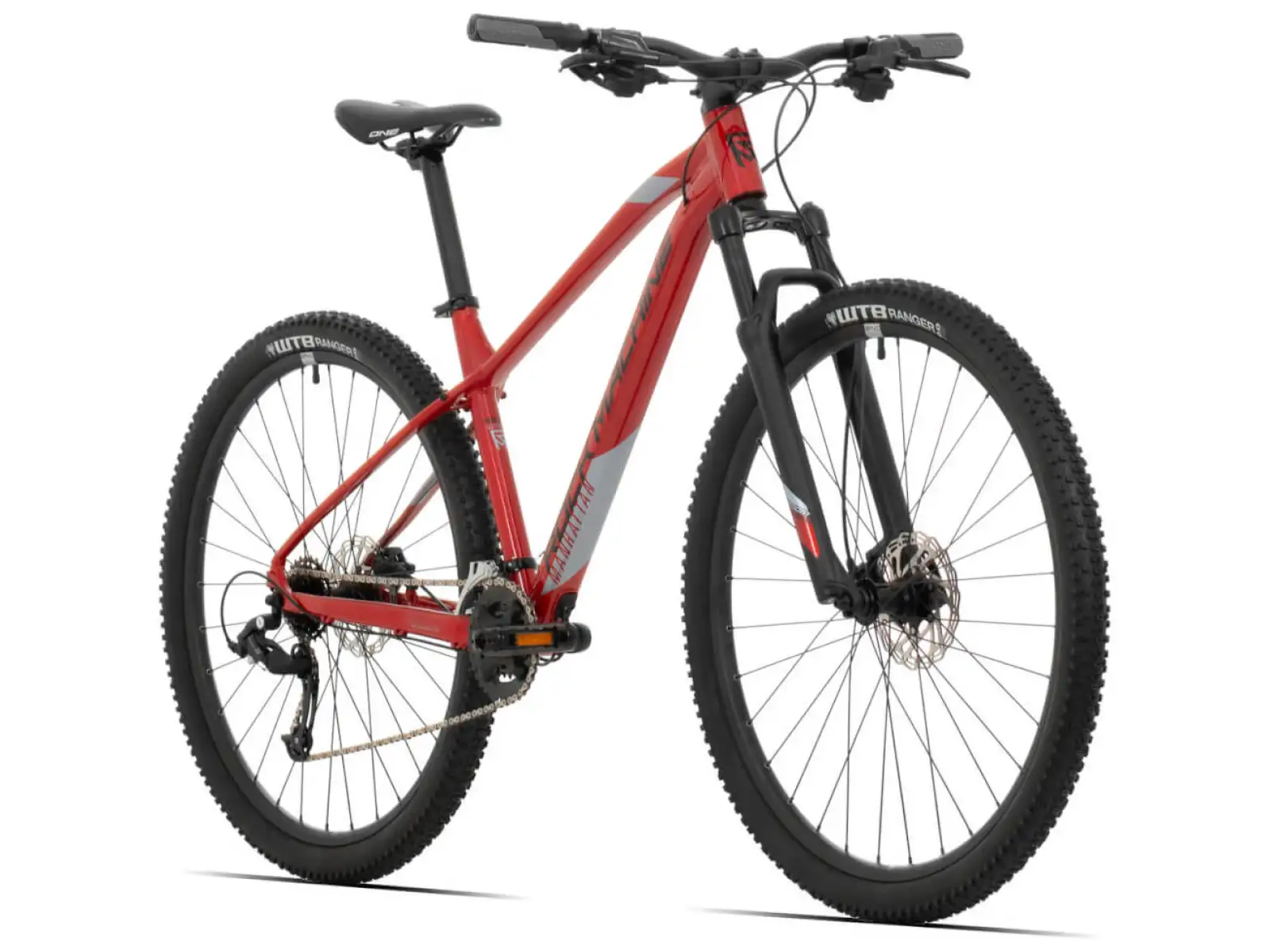 Rock Machine Manhattan 40-29 Glanz Metallic-Orange/Silber Mountainbike