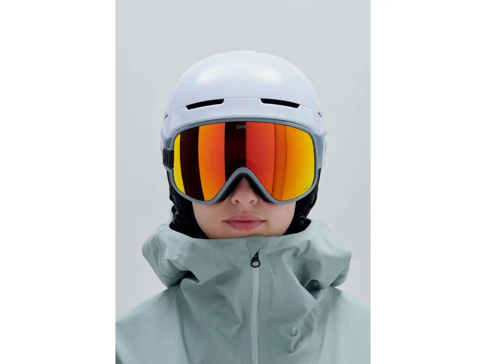 POC Vitrea Mid Skibrille Granite Grey/Partly Sunny Orange