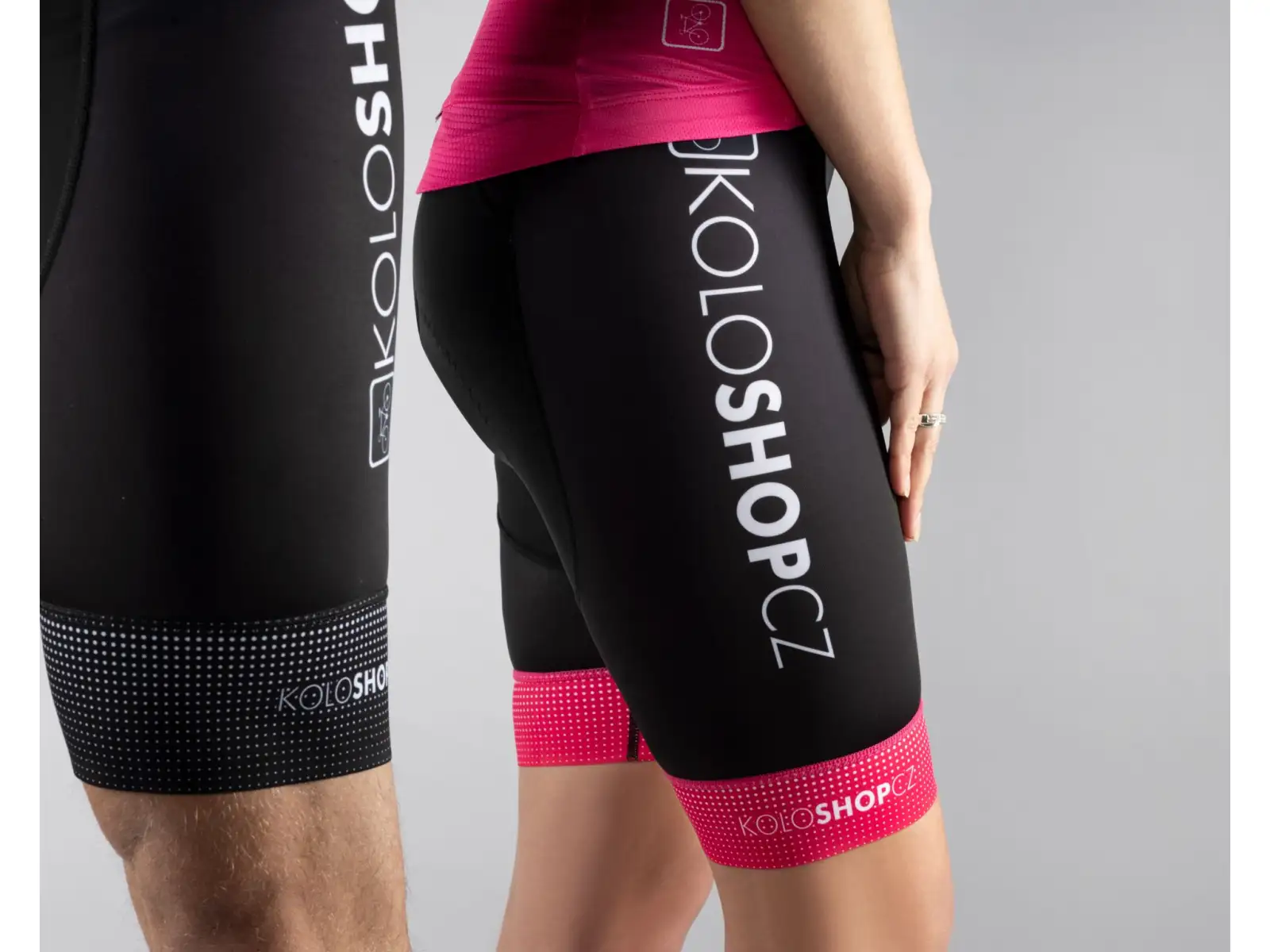 Koloshop Force Herrenshorts mit Einsatz und Träger schwarz