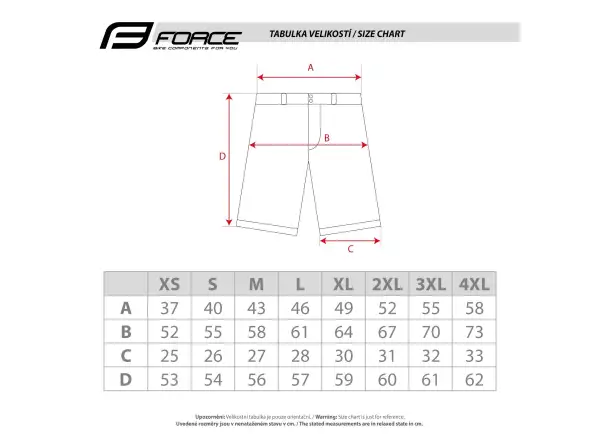 Force Mount Herren MTB Shorts ohne Einsatz – Schwarz