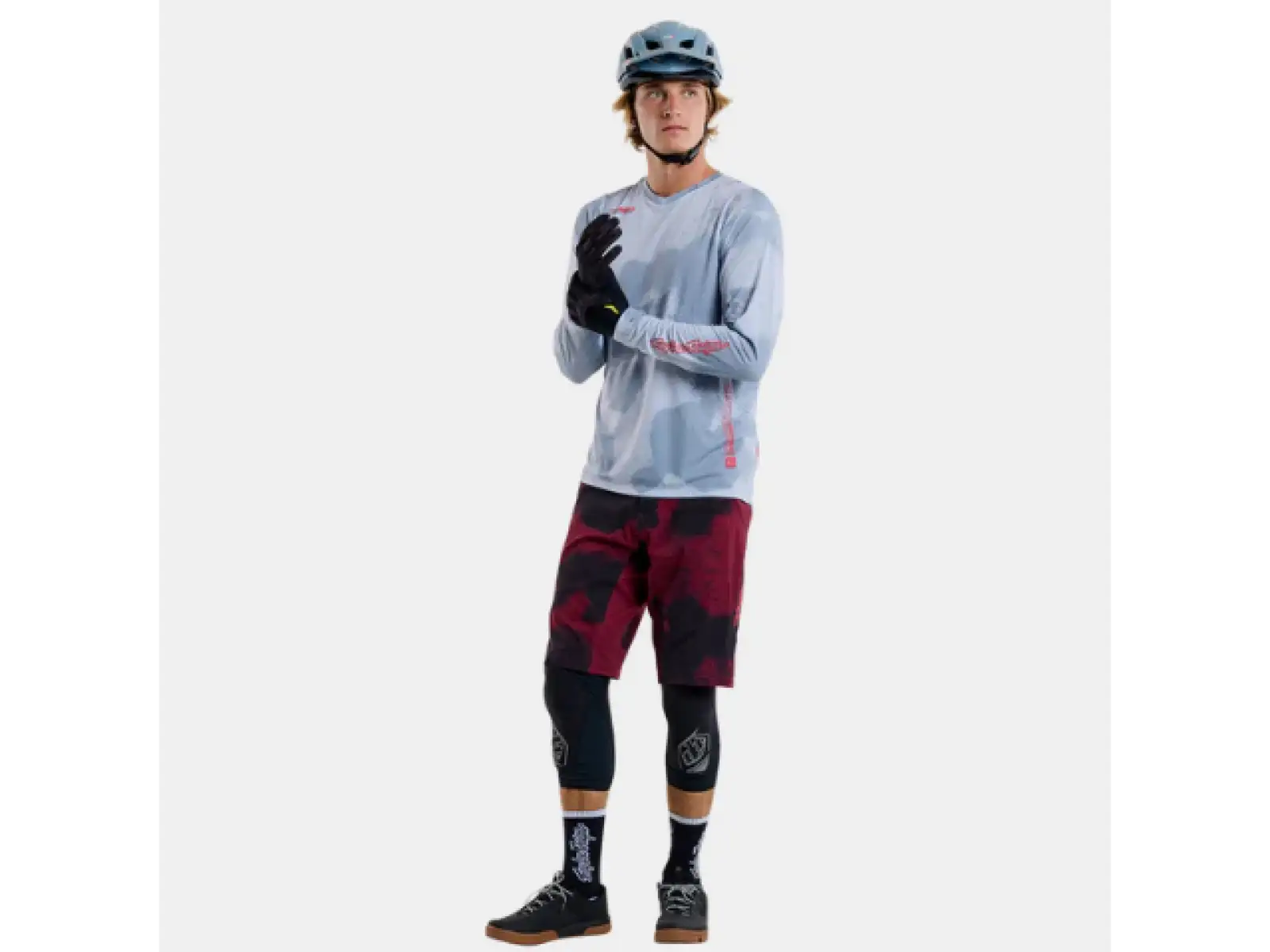 Troy Lee Designs Skyline Air Flared Herren langarmtrikot Concrete