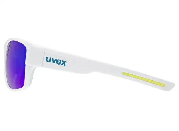 Uvex ESNTL Urban Brille White Matt/Mirror Blue