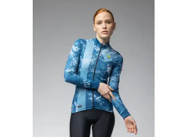 Alé PR-E Icy Damen Langarmtrikot Blau