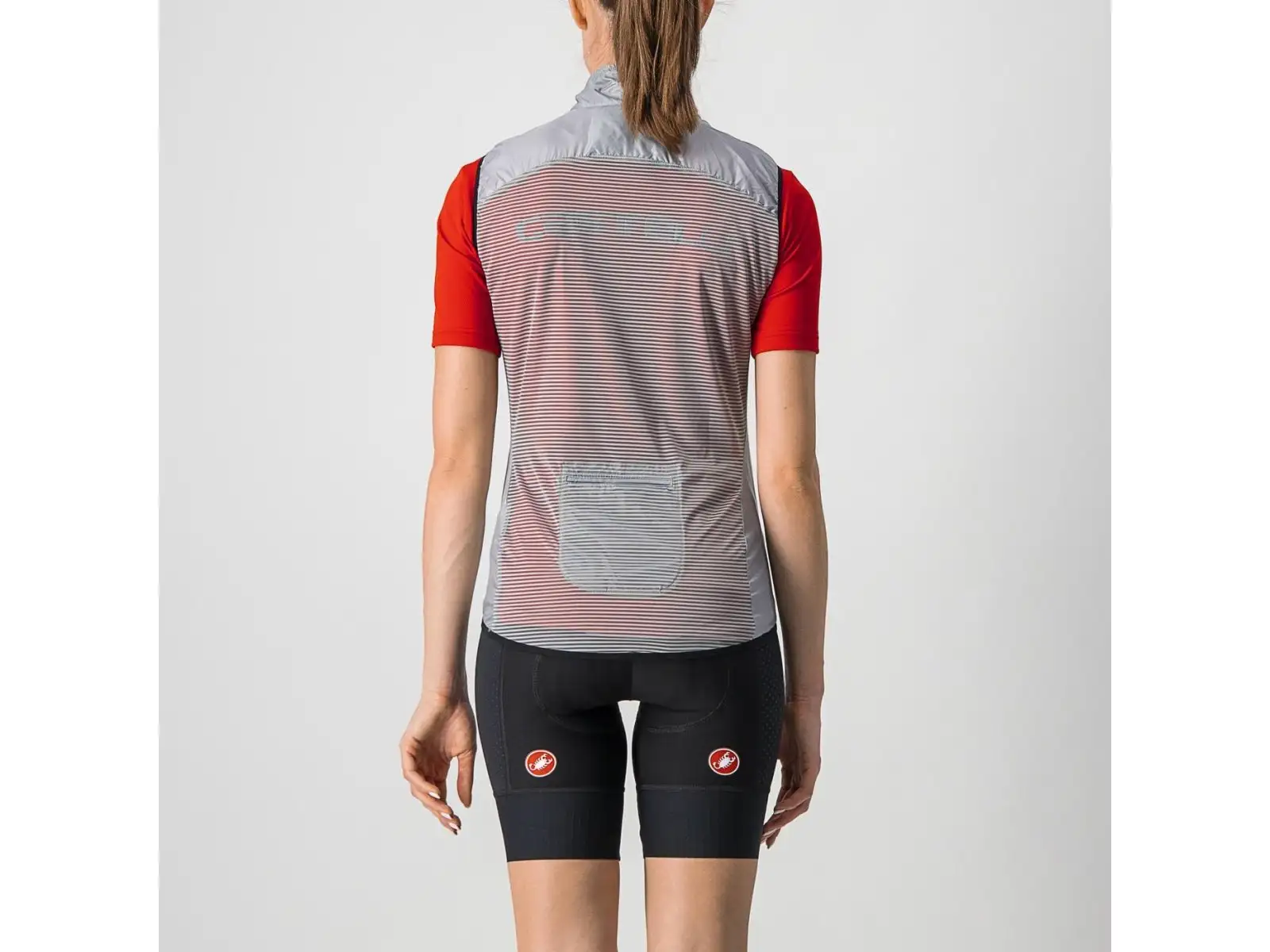 Castelli Aria Damenweste Silver Gray
