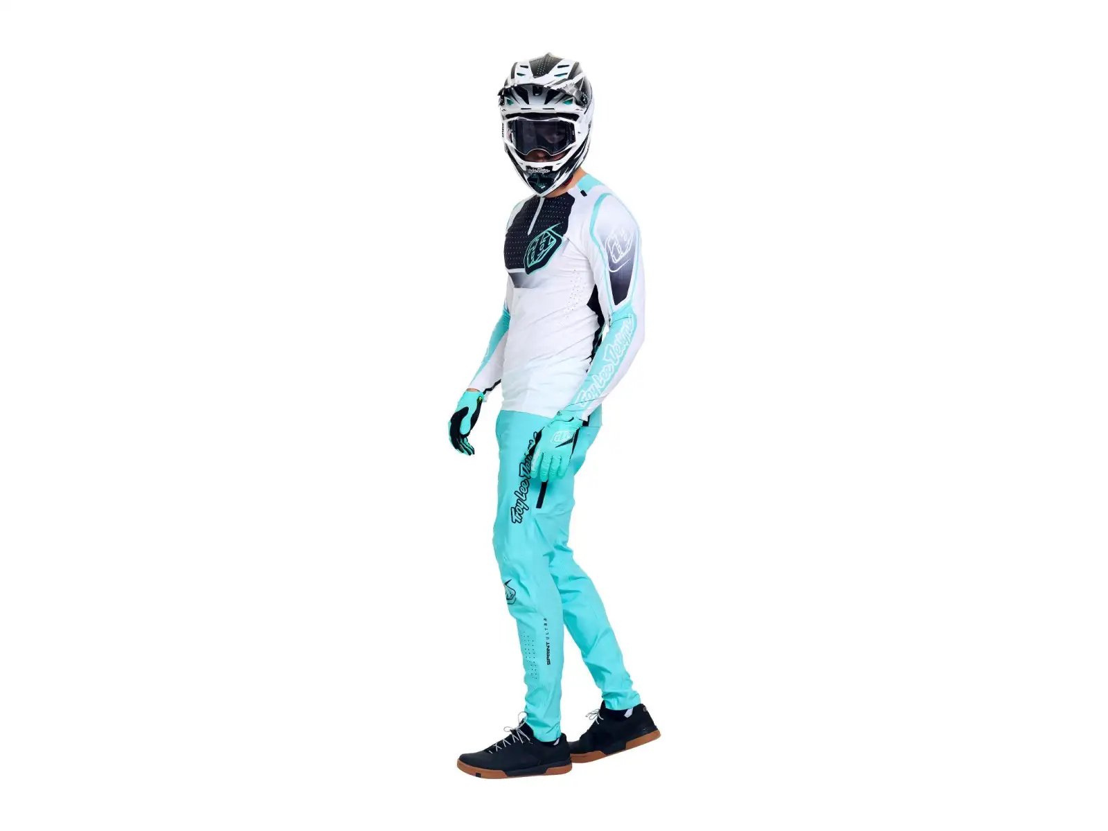 Troy Lee Designs Sprint Ultra Herren Trikot Langarm Proton White