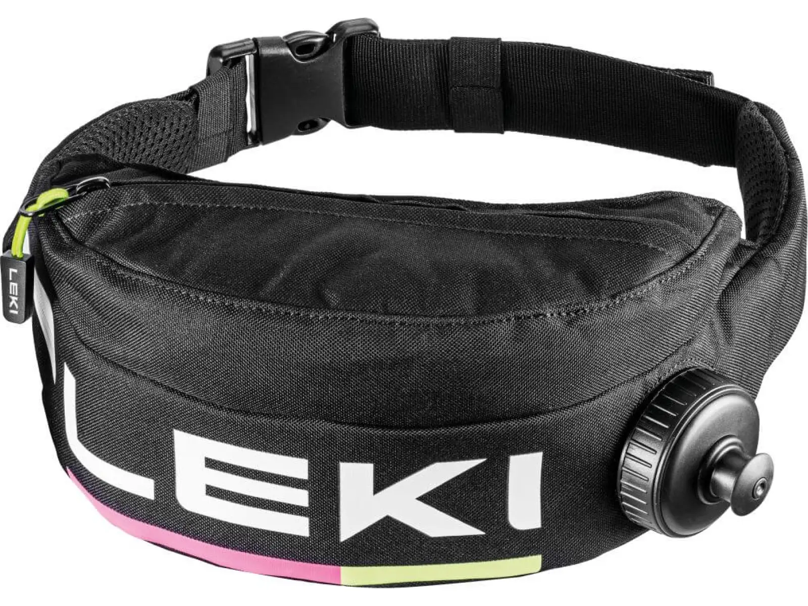 Leki Drinkbelt Thermo Junior Kinderbauchtasche Compact Schwarz/Neon Pink/Neon Gelb