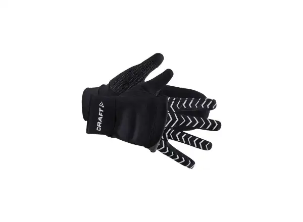 Craft ADV Lumen Hybrid Laufhandschuhe schwarz