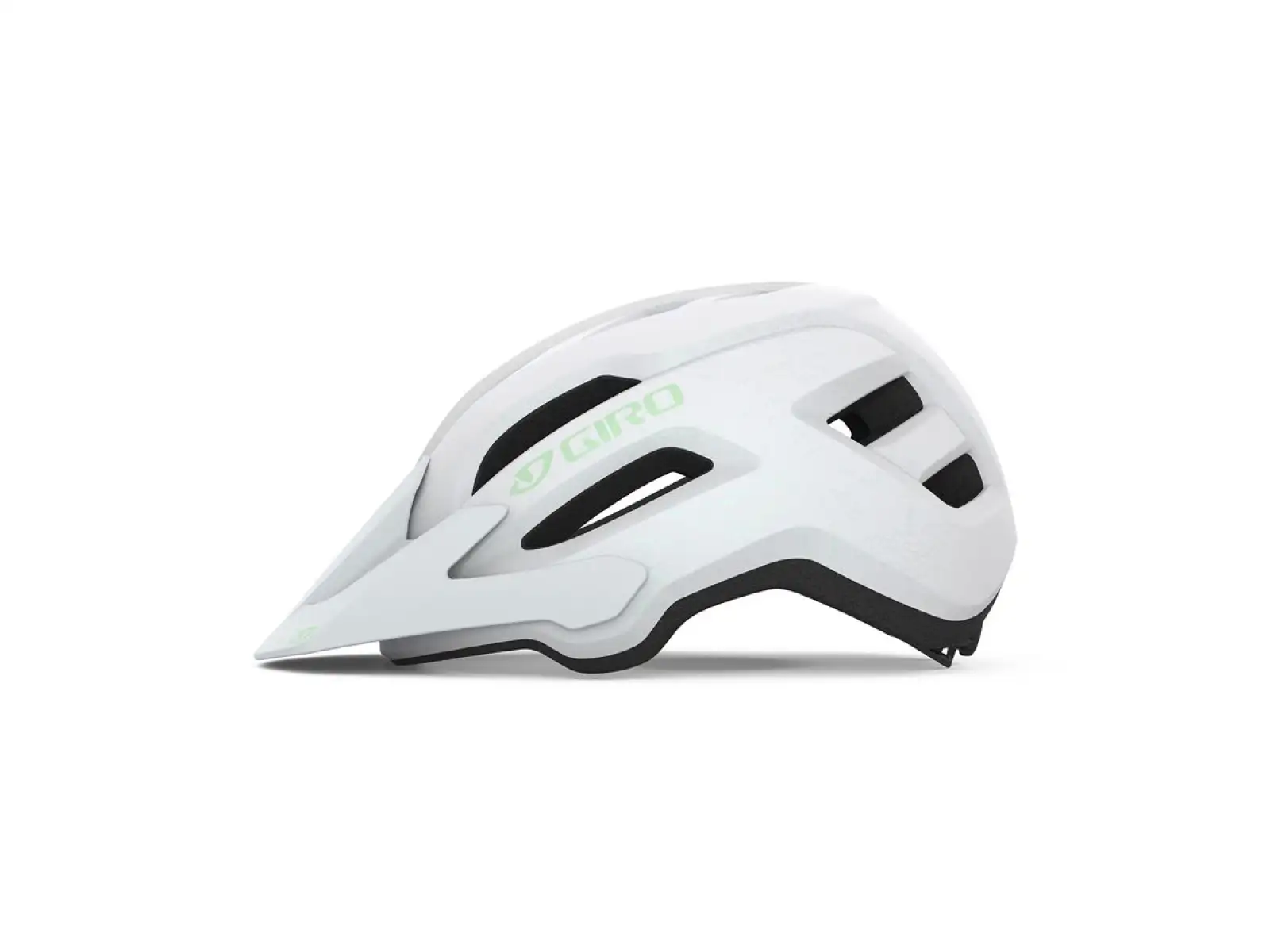 Giro Fixture II W Damenhelm Mat White/Space Green Größe Uni (50–57 cm)