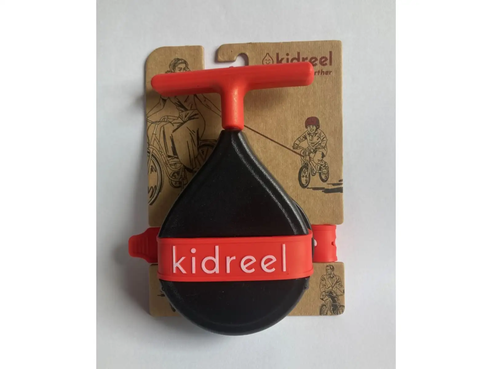 Kidreel Rückspule für Kinderfahrräder rot