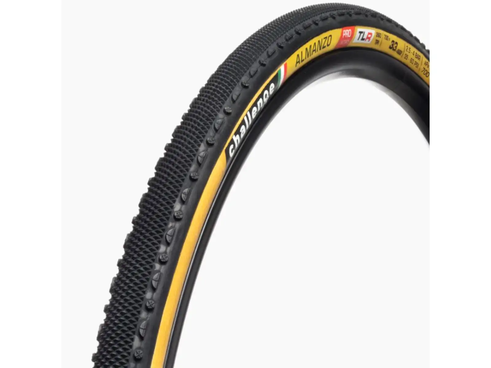 Challenge Almanzo TLR Pro 28" Kiesreifen Kevlar Black/Tan
