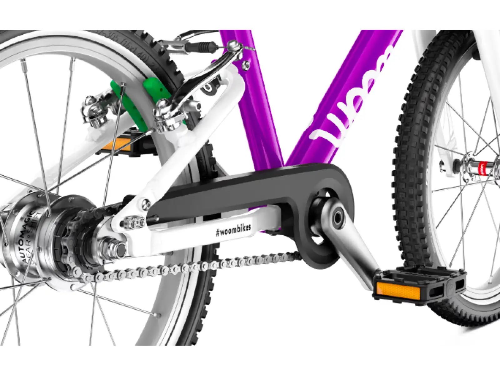 Woom 3 Lila Automagic 16" Kinderfahrrad