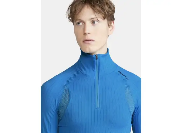 Craft Active Extreme X Zip Herren Langarmshirt Blau
