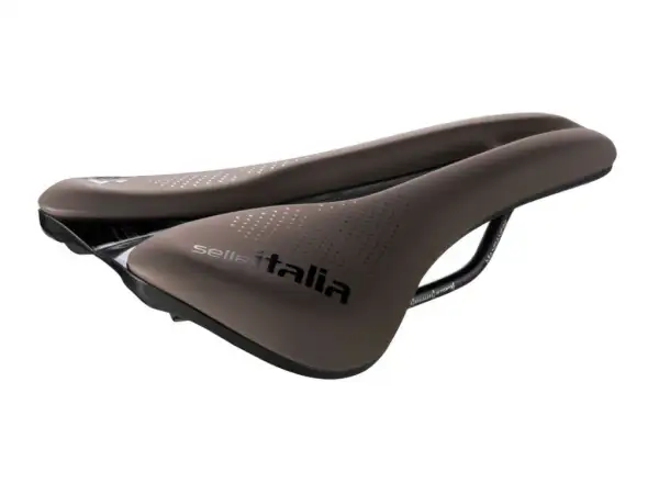 Selle Italia Novus Boost EVO Gravel TM Superflow L3 Sattel Braun