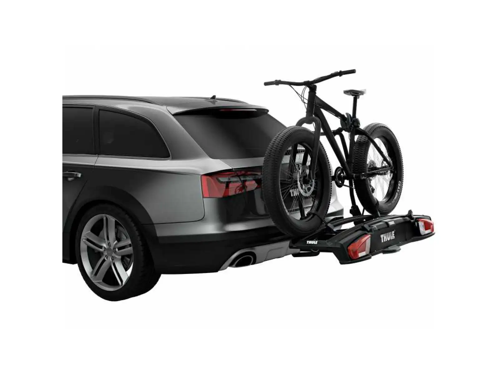 Thule VeloSpace XT Fahrradträger für die Anhängerkupplung für 2 Räder Schwarz