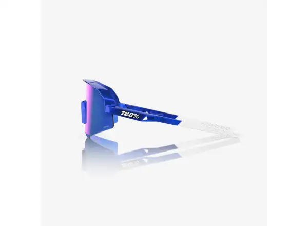 100% Slendale SL Brille RBH Gloss Blue Holographic/HiPER Royal Blue Mirror Lens