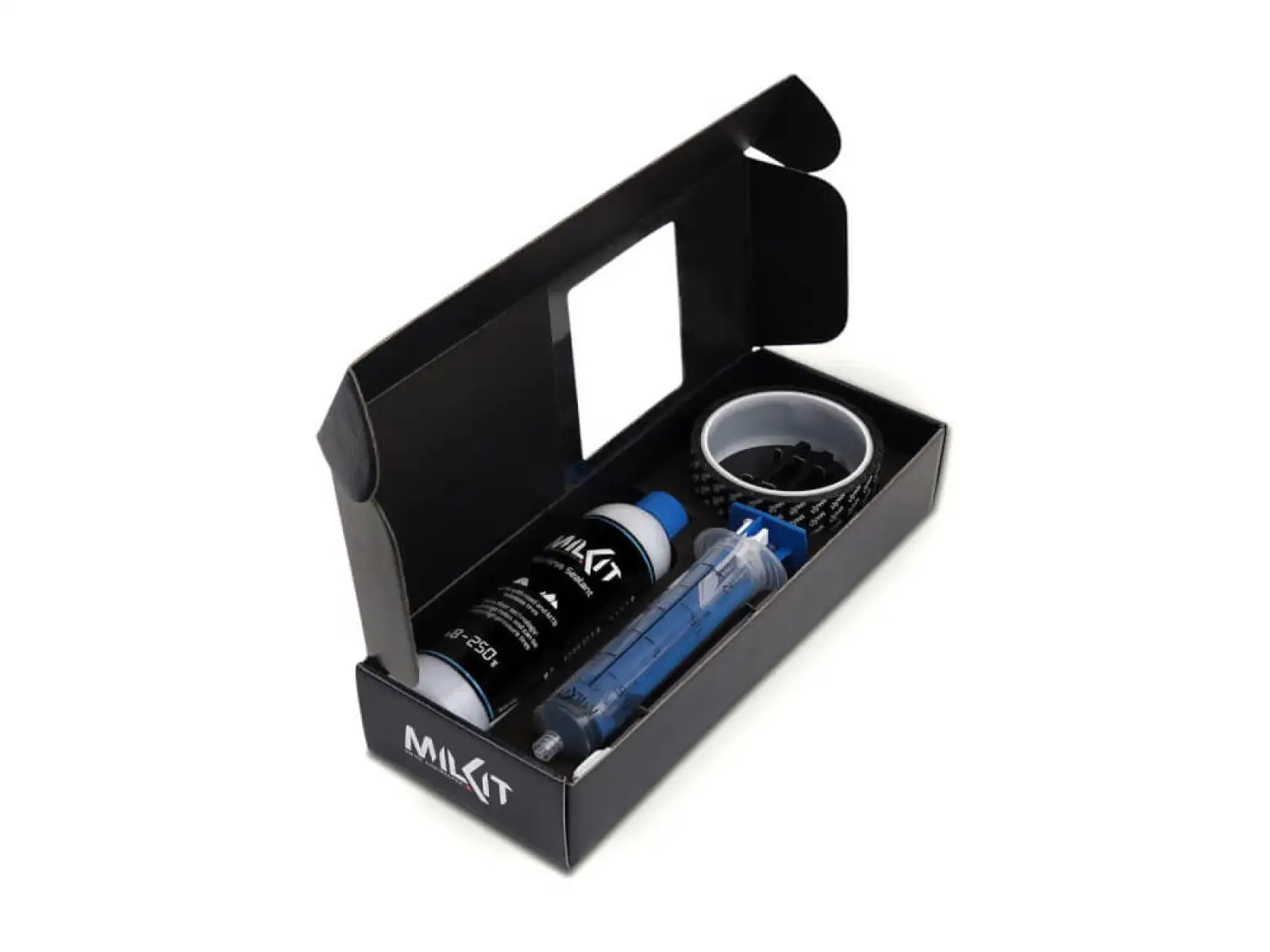 milKit Tubeless-Umrüstkit für Ventile mit 45 mm und 32 mm Band.