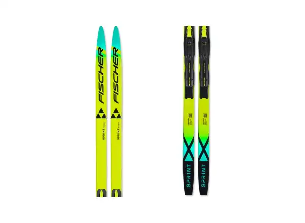 Fischer Twin Skin Sprint Langlaufski + Tour Step‑In Jr IFP Bindung Set